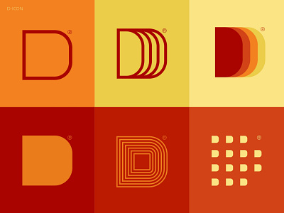 D for DIZZI | D Letter branding d letter d mark design icon letter logo minimal pattern type typography