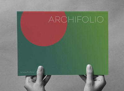 Archifolio | Cover Design archifolio architecture architecture book book book cover books circle cover cover design design illustration minimal red typography