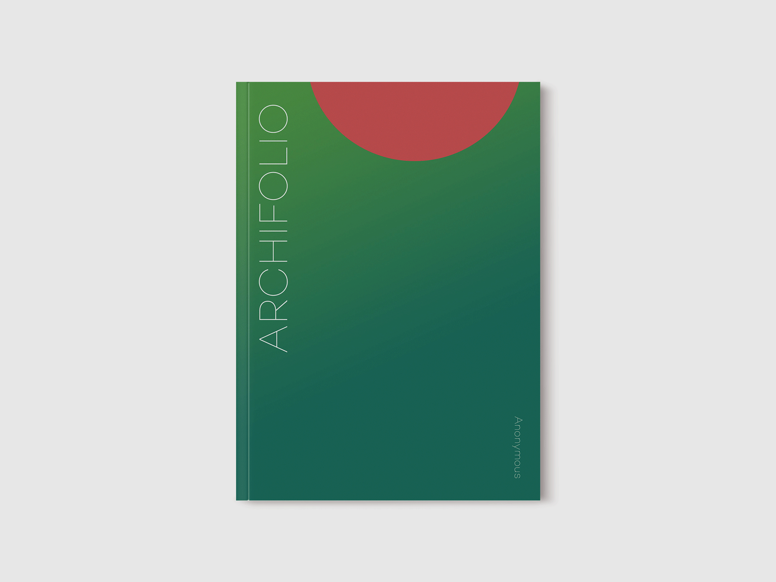 Archifolio | Cover Design book book cover book cover design circle design green illustration minimal portfolio son