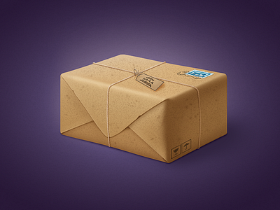 Package 2d box icon illustration package photoshop