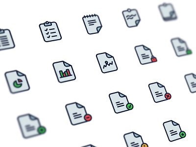 Document Icons document files icons note office