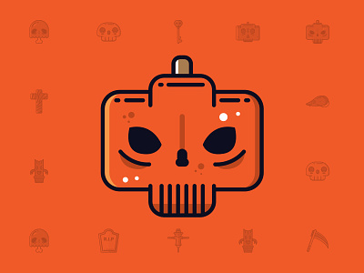 Halloween Icon Pack face halloween head icons pumpkin scary