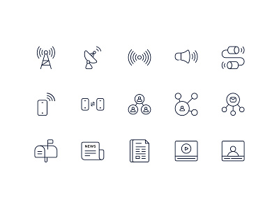 Communication Icon Pack