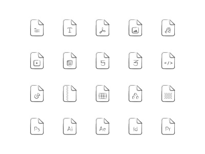 File Icons base chart document file icon icons image music sound text video