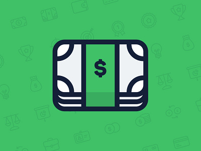 Business And Money Icons business cash dollar investing money wallet