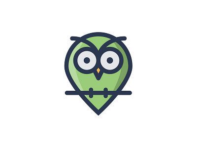 Owl animal bird character mascot owl