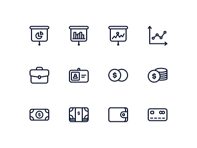 Business And Money business chart coin credit card graph money wallet