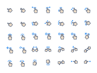 Gesture Icon Pack