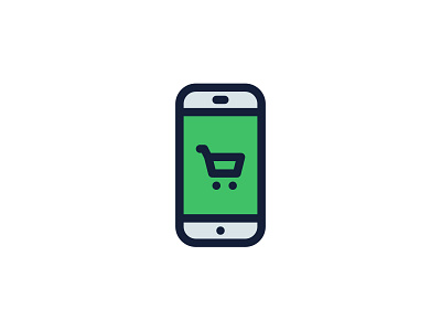 Mobile Shopping Icon