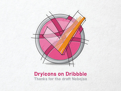 Hello Dribbble! debu draft dribbble dryicons invite