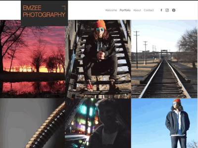 Emzee Photography - Carousel carousel photography uiux web design