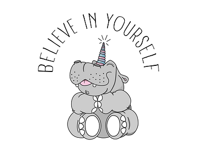 Believe In Yourself art design digital illustration