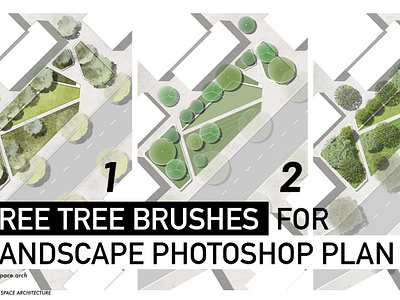 Landscape Photoshop Rendering in 3 ways