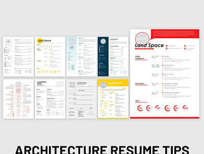 Designer Resume Templates architect architecture cv designer resume resume cv uidesign