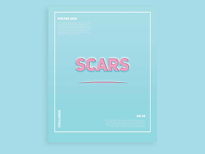 Scars branding graphic design illustration poster poster art poster design typography vector