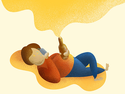 Relaxing illustration