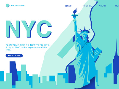 NYC website Design branding digital graphic design illustration new york nyc vector web design webdesign website website design