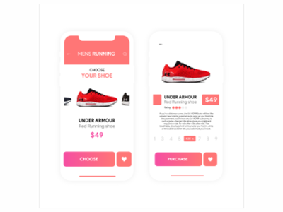 Online marketing app concept app branding design minimalist ui ux