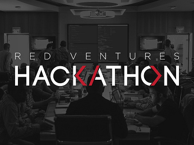 Hackathon design hackathon logo red ventures