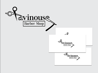 Barber Shop logo barber shop branding branding design logo minimalist minimalist logo word mark