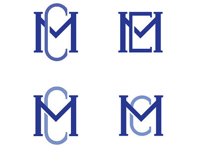 Monogram, M & C brand identity branding digital art graphic design letter c letter m logo logo inspiration logotype minimal minimalist monogram