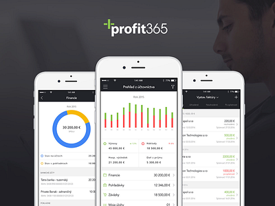 Profit365 mob. app accountingapp accountingm invoice iosapp mobiledesign ui uidesign ux