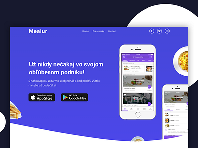 Mealur Website food meal mobileapp prepare restaurants ui uidesign ux webdesing