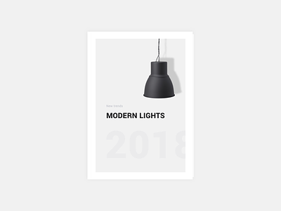 Lamp brochure brochure catalog cover grey lamp lights simple