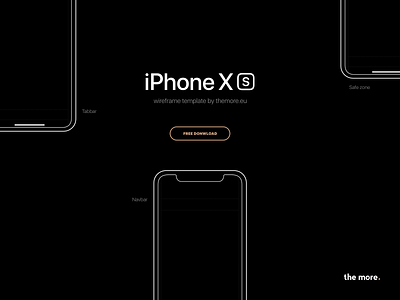 Free iPhone Xs wireframe template free iphone xs print printable template sketch sketch paper ux wireframe wireframe template