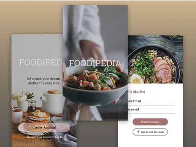 Food App design mobile design ui ui ux design ux