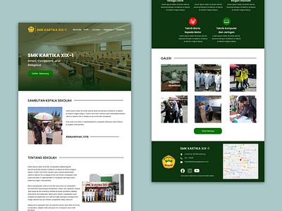 SMK Kartika XIX-1 Web Design Concept