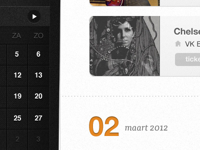 iPad app #2 app ios ipad music orange texture white