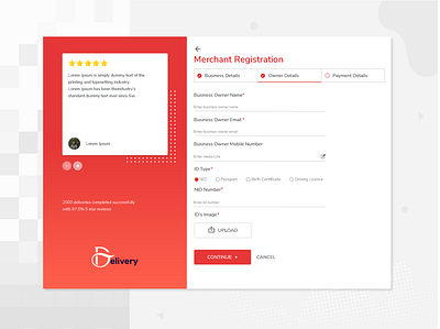 Registration Page merchant registration registration page trending ui uiux web ui ux