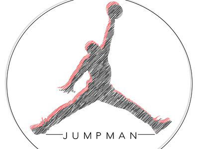 Jumpman Logo Redefined air jordan basketball branding design icon illustration jumpman logo nba vector