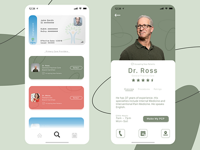 Health Insurance Concept App app design application cigna dailyui design health insurance interface invisionstudio iphone app medicine minimal mobile design mobile ui mobileapp ui uidesign uiux uxdesign