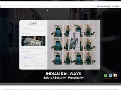 Irctc Page