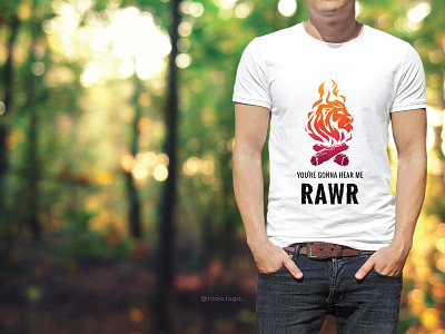 Rawr: Wildlife Camping brand identity branding design fire fire logo illustration lion logo lionlogo logodesign