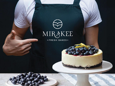 Mirakee: Fresh Bakes brand identity branding branding design design illustration logodesign