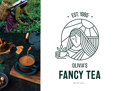 Olivia's Fancy Tea Branding