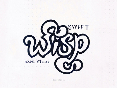 Sweet Wisp: Vape Store brand identity branding branding design design illustration logodesign vape vape store vapestore wisp wisplogo