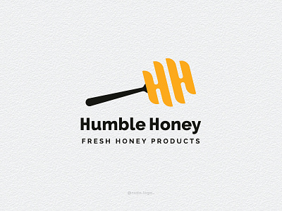 Humble Honey Logo Design - Fresh Honey Products - Concept brand identity branding branding design fresh honey honey logo illustration logodesign vector