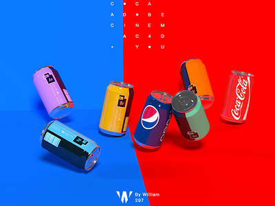 Designer drinks c4d