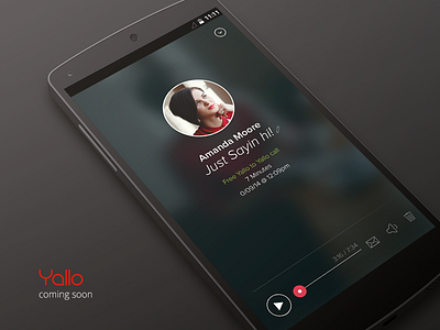 Yallo Call Summary & Playback call phone playback player