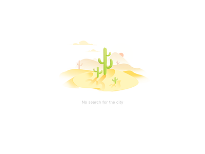 Search cactus desert illustration search city ui 图标