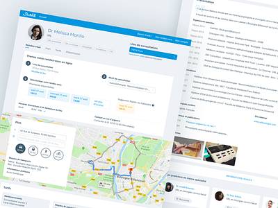 Doctolib doctor profile redesign concept
