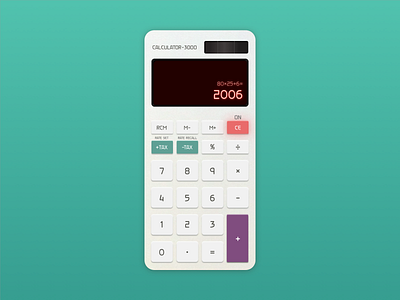 Daily UI #04 - Calculator