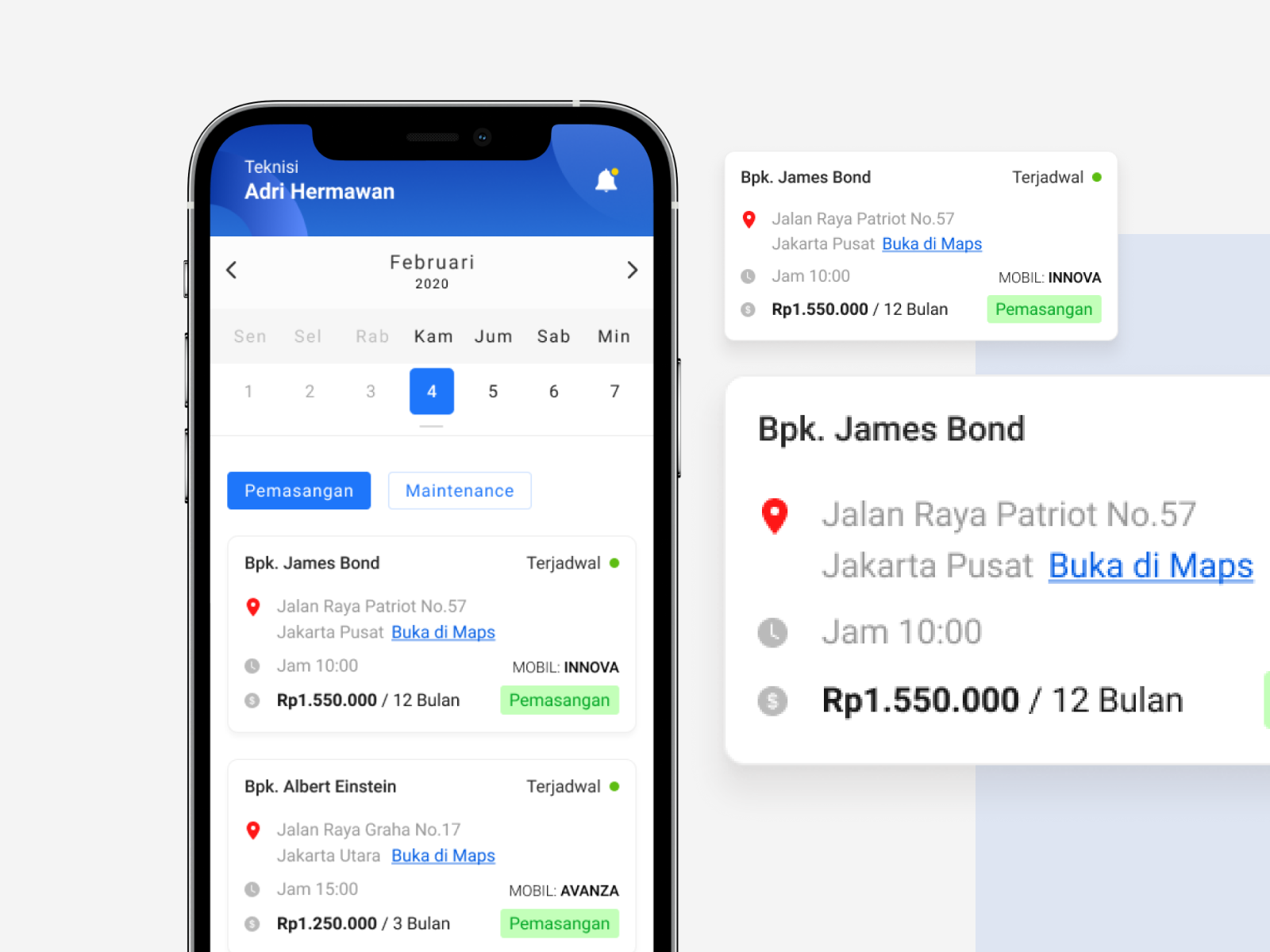 Technician Mobile App By Maullana Ishak On Dribbble