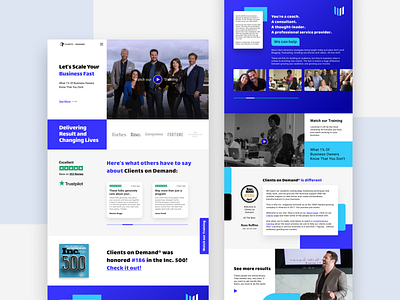 Business Agency - Web Design & Landing Page design figmadesign landing page ui uidesign uxdesign web design web designer