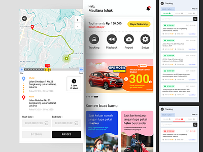 GPS Tracking Platform - Mobile App design figmadesign mobile app ui uidesign uiux uxdesign