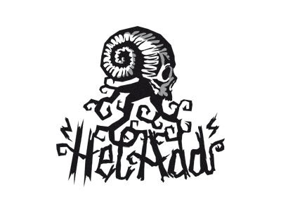 HelAdd blacklion branding dark logo mark master skull snail stolz tattoo